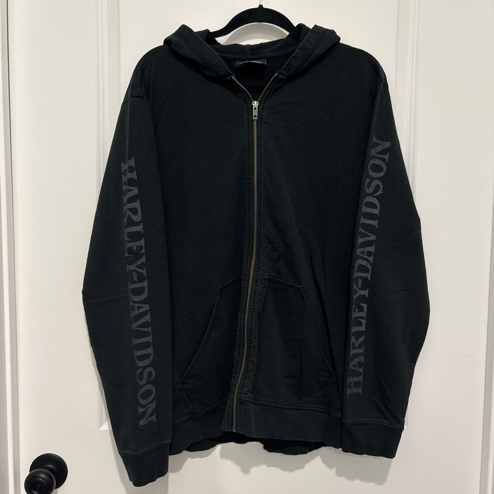 Harley-Davidson Black Zip Hoodie